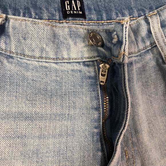 Gap distressed high rise jean denim shorts - Picture 5 of 7